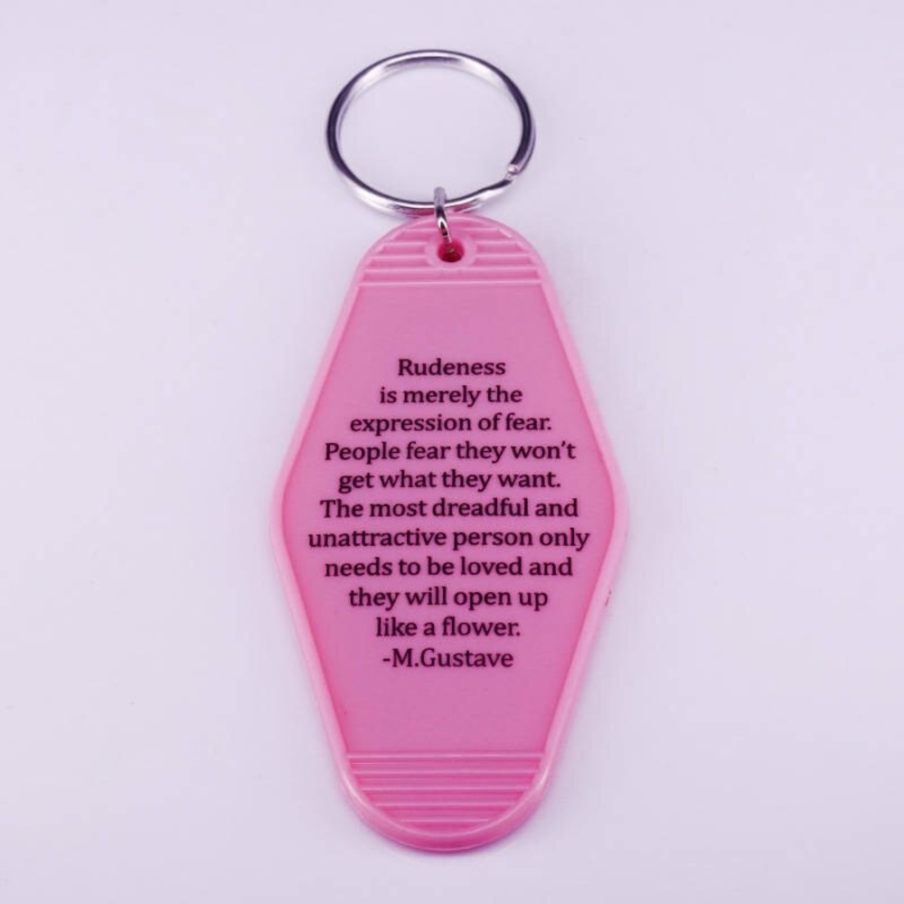 Wes Anderson Grand Budapest Hotel Keychain - Picture 2 of 2